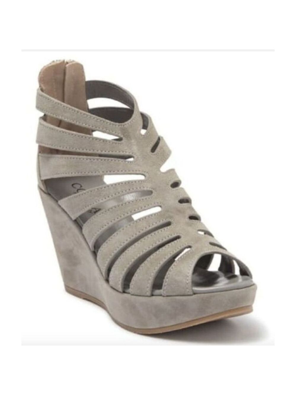 Stylish Cordani Electra Strappy Wedge Heels Size 7.5
